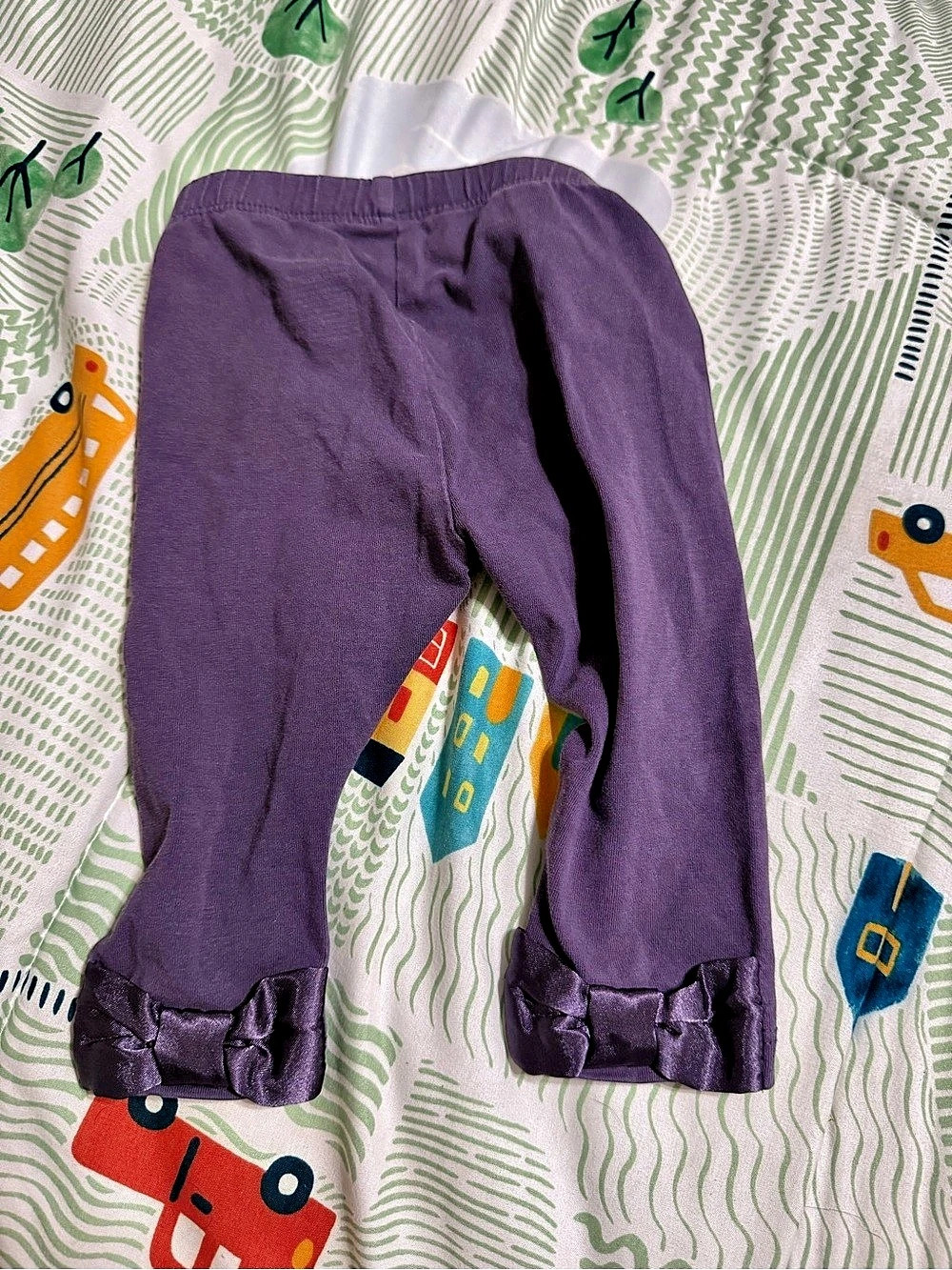 Girls Purple Leggings